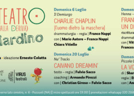 Torna il “Teatro alla deriva” nel Giardino dell’Orco di Pozzuoli